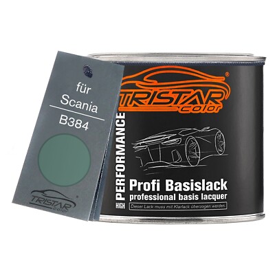 Autolack Dose spritzfertig für Scania B384 Vert Moteur Motor Green 0,5L