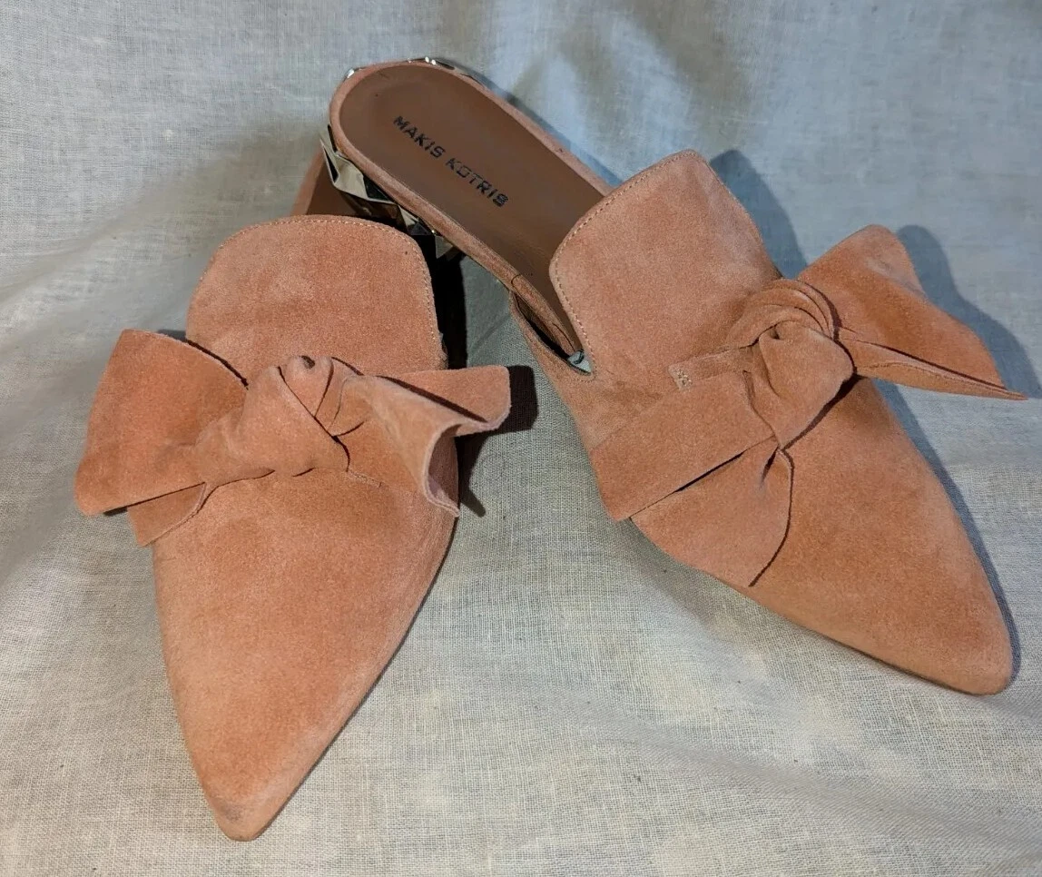 Peach suede best sale heels