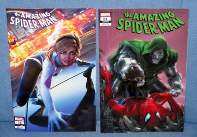 TIAGO DA SILVA - AMAZING SPIDER-MAN  #25 + #61 - 2x Exclusive LOT Syndicate 616