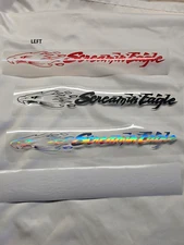 Screamin' Eagle Permanent Adhesive Vinyl Decal 11" x 1"