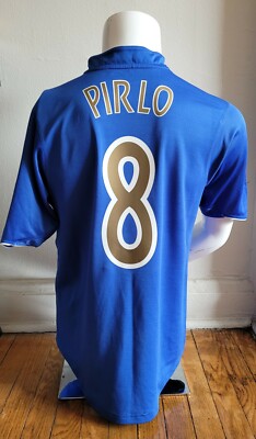 Puma M 2003-04 Italy Home Soccer Football #8 Pirlo | eBay