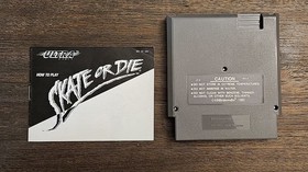 Skate or Die (1988) Nintendo NES carrello e manuale. Testato E Funzionante. 