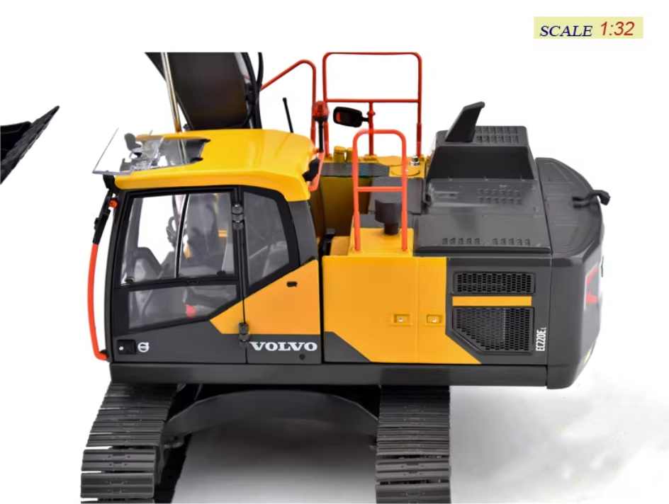 1:32 28CM Volvo EC220E Tracked Excavator Construction Machine