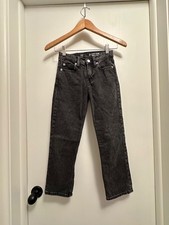 GAP Kids High Rise  90s Loose Jeans   Size 7   Black Wash   Excellent Condition