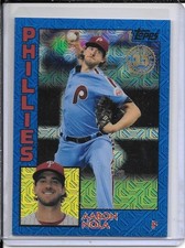 2019 Topps AARON NOLA (Phillies)'84 SILVER PACK CHROME..