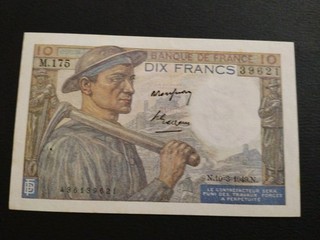 Superbe Billet De 10 Francs Mineur Du 10/3/1949 Alphabet M.175 Numéro 39621