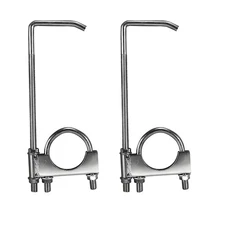 2PCS 2.5 Universal Exhaust Hanger, 2-1/2, Clamp On, Rear Muffler, Truck, Car