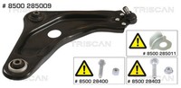 Querlenker Dreieckslenker Triscan 8500 285009 FüR Peugeot 208 1 Vti GPL Puretech