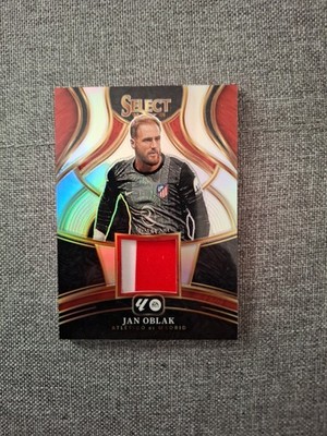 2025-26 Panini Select La Liga Atletico Madrid Jan Oblak 2-Color Patch Silver
