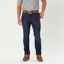 Duluth Trading Jeans Men’s 32x32 Ballroom Double Flex Slim Fit Dark Denim NEW