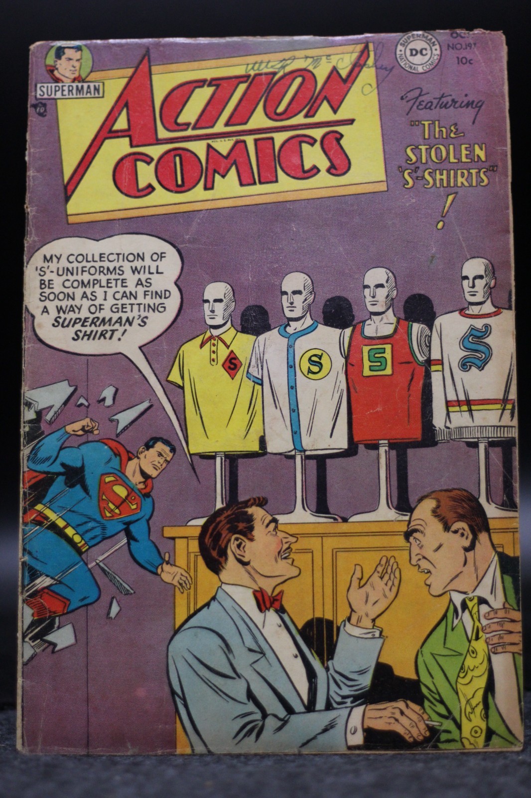 Action Comics (1938) #197 Al Plastino Cover Bill Finger Smalle Sherman GD+