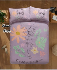 Disney Tinkerbell Duvetcover King (W225XL220CM) Includes 2 Pillowcases Brand New