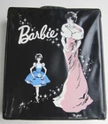 Barbie 1962 Storage Carry Case Black Vinyl Ponytail Travel Mattel Bad Handle