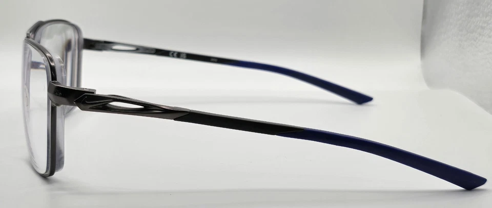 Оправы для очков Nike Club Premier DQ0798 993 темно-серые черные/синие + чехол и ткань - Изображение 4 из 4