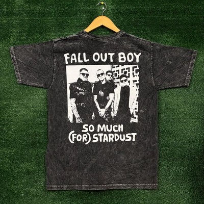 Fall Out Boy So Much (For) Stardust Rock Band Mineral Wash T-Shirt Size Medium