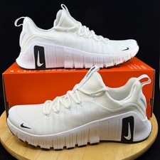 Nike Free Metcon 6 White Black Nby FJ7127-101 Sz 9.5 Mens Crossfit Gym Training
