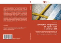 Lylia Bahmed | Conception Des Produits En AlgéRie Selon Le Triptyque Qse | Buch