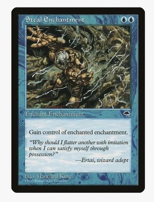 English Steal Enchantment NM MTG Normal Tempest Magic The Gathering TCG