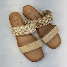 Sandali slip on Dolce Vita in rafia taglia US 8,5, estate, primavera, casual, boho
