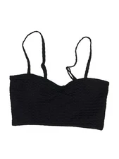 Romwe Women Black Swimsuit Top M