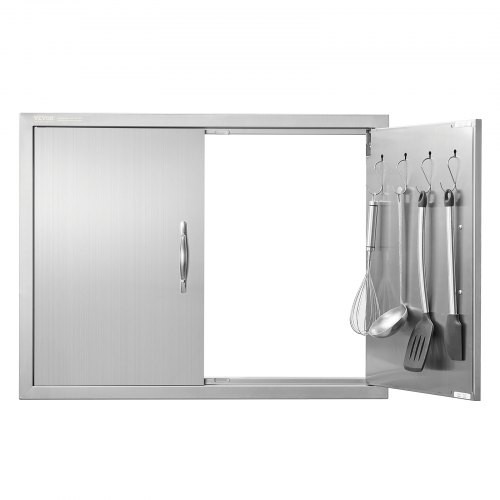 For BBQ Access Door 787x609mm Stainless Steel Double Wall Vertical Door with - Picture 1 of 8