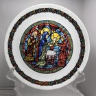 New ListingHenri D'Arceau Limoges Vitrail “La Purification” Noel 1978 Porcelain Plate