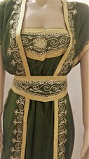 orientalische marokkanische Mode Kleid Kaftan Orient Marokko Vintage