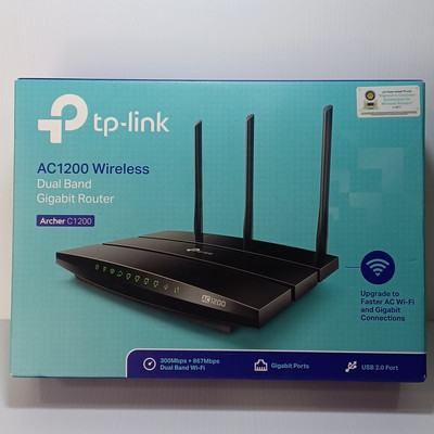 TP-LINK AC 1200 Wireless Dual Band Gigabit Router Archer C1200