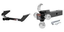 Curt Trailer Hitch Class 3 2in Receiver Multi-ball Mount W Hook Tow Kit - 13245 Curt Trailer Hitch Class 3 2in Receiver Multi-ball Mount W Hook Tow Kit - 13245
