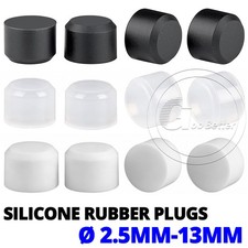 Round Solid Silicone Rubber Seal Hole Plugs Blanking End Caps Seal Bung 2.5-13mm