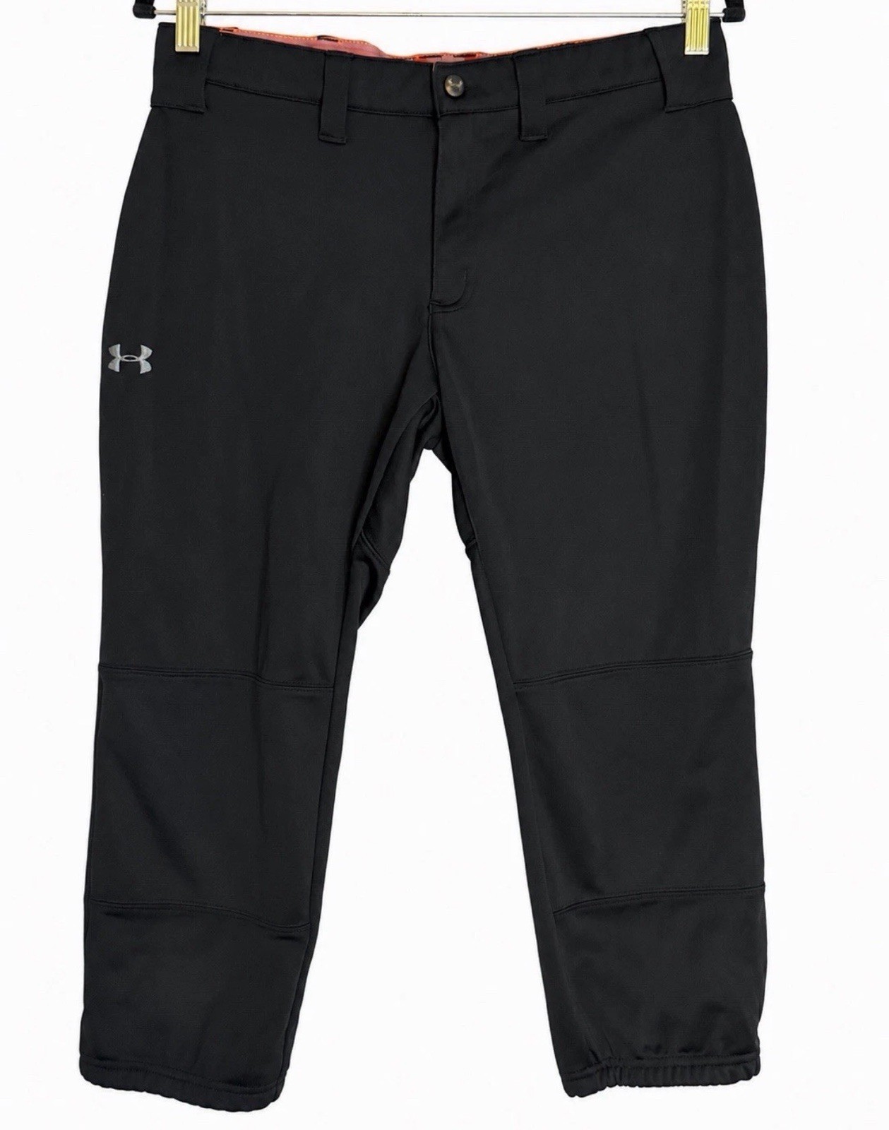 Under Armour Women’s Black Capri Trousers Medium Golf Training Activewear