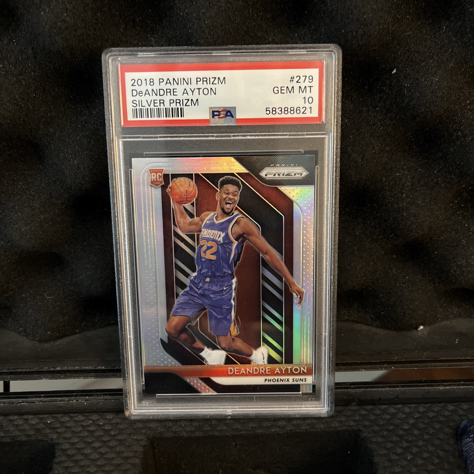 2018-19 Panini Prizm DeAndre Ayton #279 Silver PSA 10