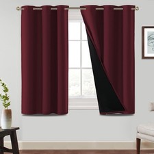 Blackout Curtain Opaque Curtains Set of 2 Blackout Curtains with Eyelets ...