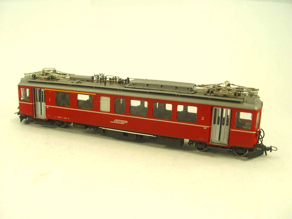 Rhb Triebwagen ABe 4/4 - Bemo HOm Schmalspur Lok - #529 #E gebr.