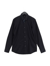 Boss Men's Shirt Collar: 15.5 in Black 100 Cotton Basic