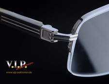 S.T. DUPONT TITANIUM LUNETTES BRILLE BRILLENGESTELL HALFFRAME EYE-GLASSES FRAME
