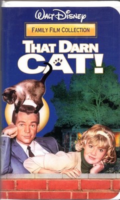 THAT DARN CAT Hayley Mills VHS Dean Jones DISNEY Clamshell Case