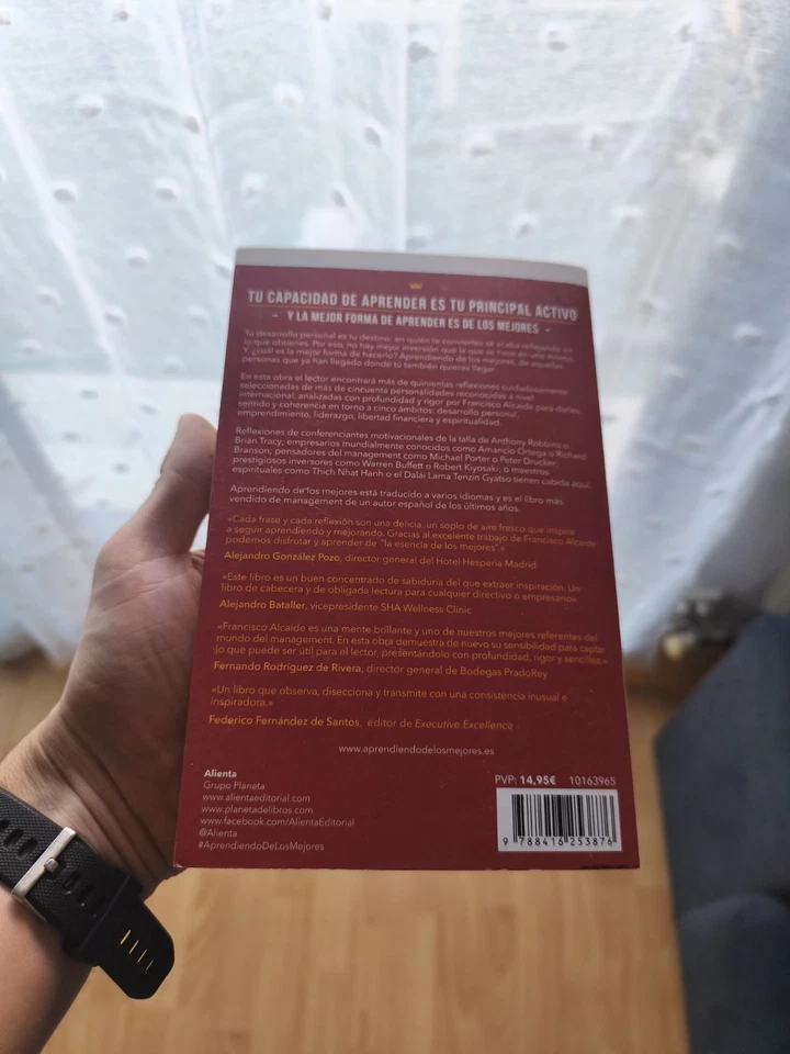 APRENDIENDO DE LOS MEJORES. NUEVO. Envío URGENTE. AUTOAYUDA (IMOSVER) - Imagen 2 de 2