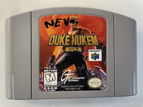 Nintendo 64 N64 Duke Nukem 64 game Free Shipping!!