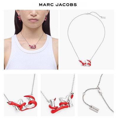NWT MARC JACOBS Ltd. Ed. Year Of The Snake MJ Silver Plated Brass