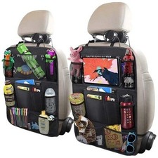 Car Seat Back Organizer with Tablet Holder 10 Pockets Oxford 2 PACK 1 PACK
