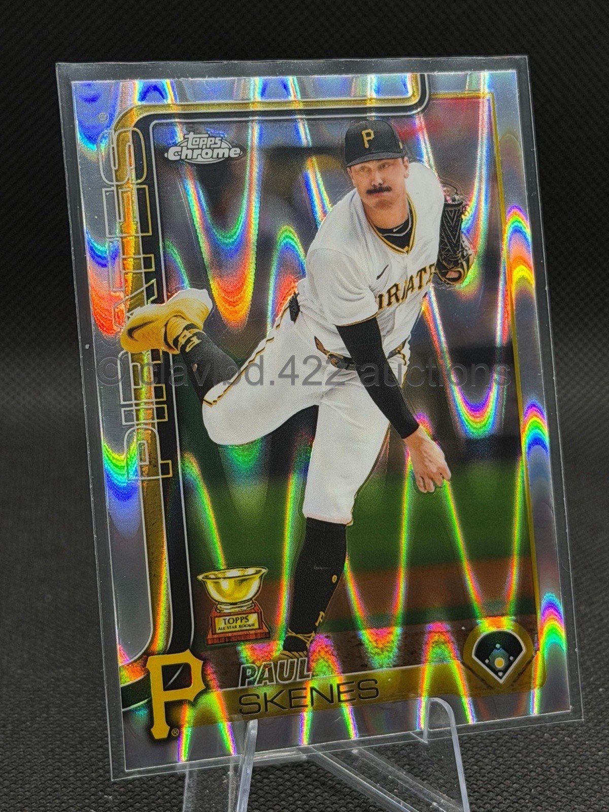 2025 TOPPS CHROME MLB - Paul Skenes - Raywave Ray Wave Refractor #300 Pirates