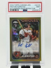 2024 Topps Chrome Update Gold Refractor Heston Kjerstad #ACHK /50