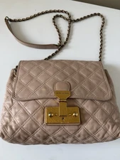 Marc Jacobs Baroque Patent Leather Chain Crossbody Bag Shoulder Purse