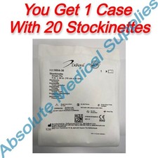  20-Packs DeRoyal Standard Stockinette Single Ply 4" x 36" Sterile 9504-36