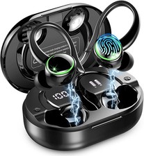 Wireless Earbuds Sports, Bluetooth 5.4 Headphones Hifi Stereo, 50H Playback Over