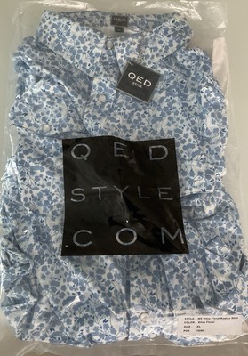 QED MS Ditsy Floral Kamas Shirt Size XL #1040