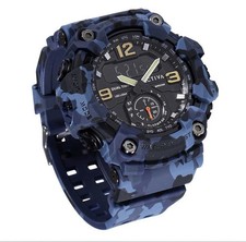 Activa X Invicta BlackOps Digital Men s Watch - Camouflage,Blue ACW1637-003