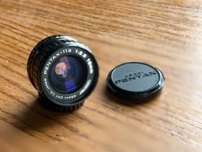 Vintage Asahi Opt Co. Pentax-110 Lens 1:2.8 18mm Clean Tested F/R Caps
