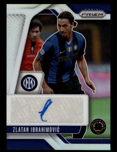 2025 Panini Club World Cup Prizm Auto Zlatan Ibrahimovic /5 Silver # Autograph